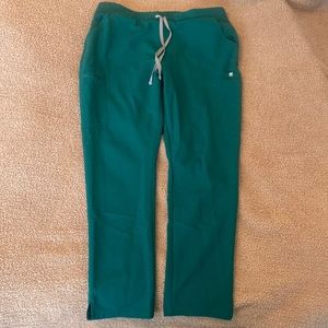 Figs Scrub Pants, Hunter Green, Women’s Large